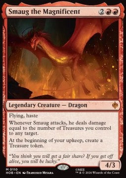 Smaug the Magnificent HOB-110 Mythic Near Mint Englisch Foil