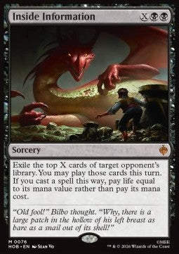 Inside Information HOB-76 Mythic Excellent Englisch