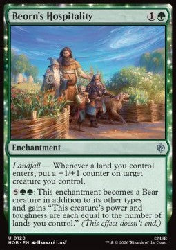 Beorn's Hospitality HOB-120 Uncommon Excellent Englisch Foil