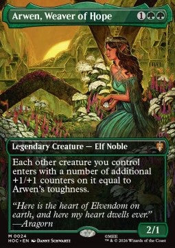 Arwen, Weberin der Hoffnung HOC-24 Mythic Near Mint Deutsch Foil