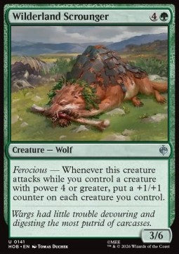 Wilderland-Aasfresser HOB-141 Uncommon Excellent Deutsch Foil