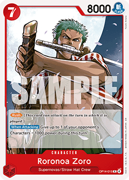 Roronoa Zoro (OP14-015) ST31 Rare Near Mint Englisch