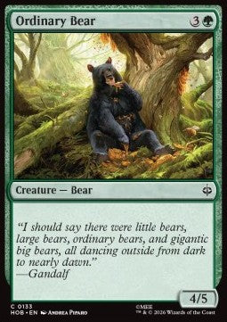 Ordinary Bear HOB-133 Common Excellent Englisch Foil