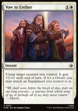Eid auf Erebor HOB-31 Common Near Mint Deutsch Foil