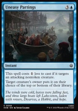 Uneasy Partings HOB-58 Common Near Mint Englisch Foil