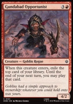 Gundabad Opportunist HOB-101 Common Near Mint Englisch Foil