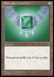 Emerald Medallion TP- Rare Light Played Englisch