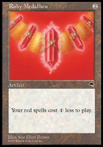 Ruby Medallion TP- Rare Light Played Englisch