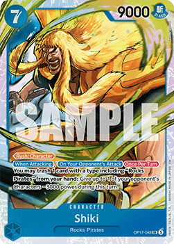 Shiki (OP17-048) (V.1) OP17 Super Rare Near Mint Englisch