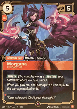 Morgana, Vindictive VENX-017 Rare Near Mint Englisch Foil