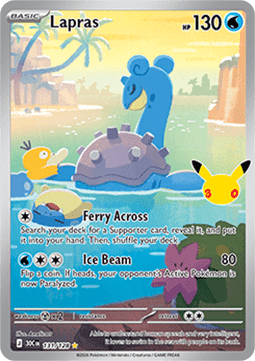 Lapras 30C-131 Illustration Rare Near Mint Deutsch