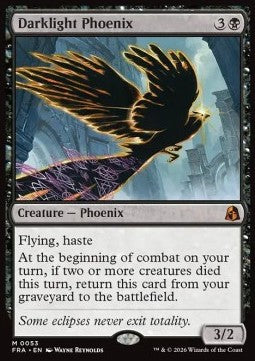 Darklight Phoenix FRA-53 Mythic Near Mint Deutsch Foil