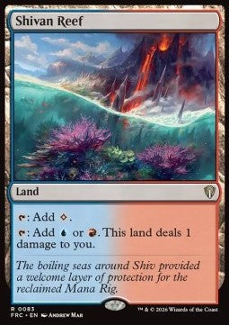 Shivan Reef FRC-83 Rare Near Mint Englisch