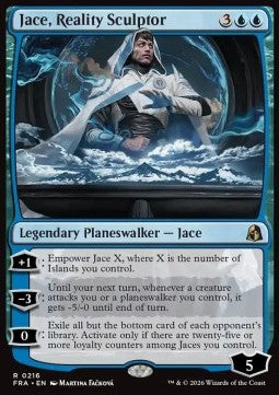 Jace, Reality Sculptor FRA-216 Rare Near Mint Englisch
