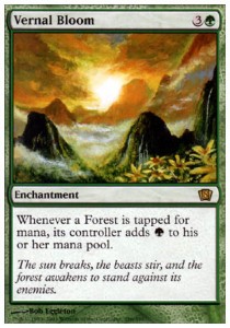 Vernal Bloom 8ED-286 Rare Good Englisch