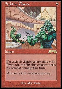 Fighting Chance EXO-82 Rare Light Played Englisch