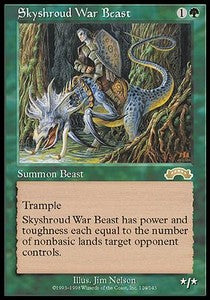 Skyshroud War Beast EXO-124 Rare Light Played Englisch
