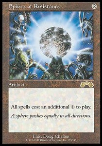 Sphere of Resistance EXO-139 Rare Light Played Englisch