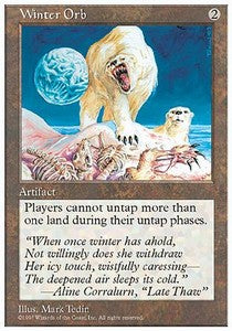 Winter Orb 5ED- Rare Light Played Englisch