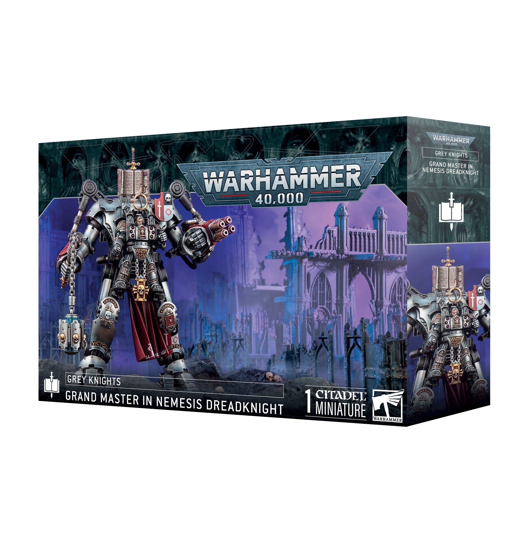 Warhammer 40.000 Grey Knights Grand Master in Nemesis Dreadknight