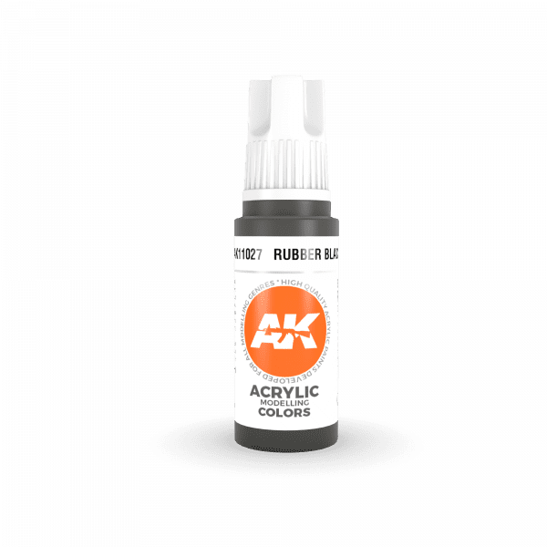 AK Interactive - Rubber Black 17ml