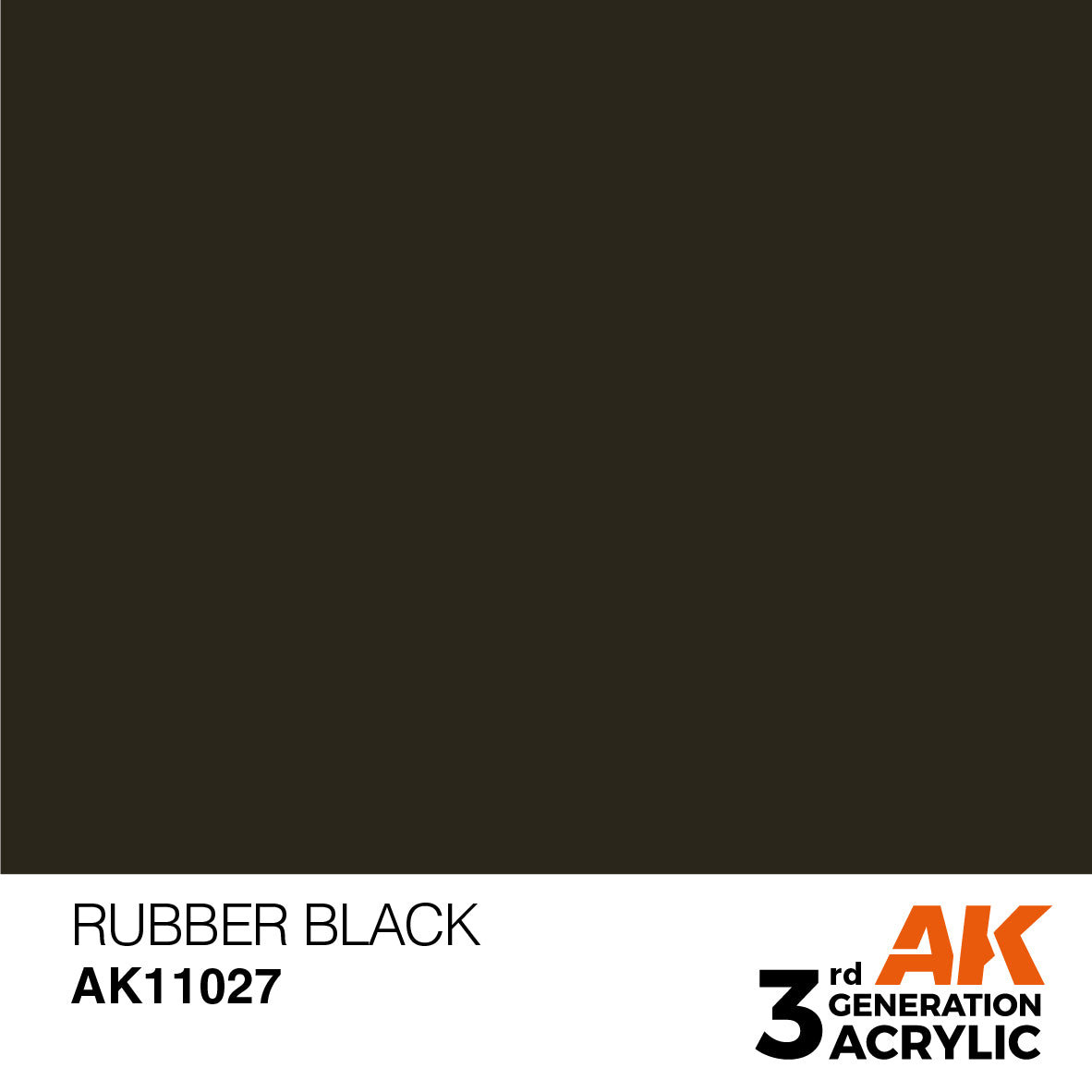 AK Interactive 3GEN Rubber Black 17ml