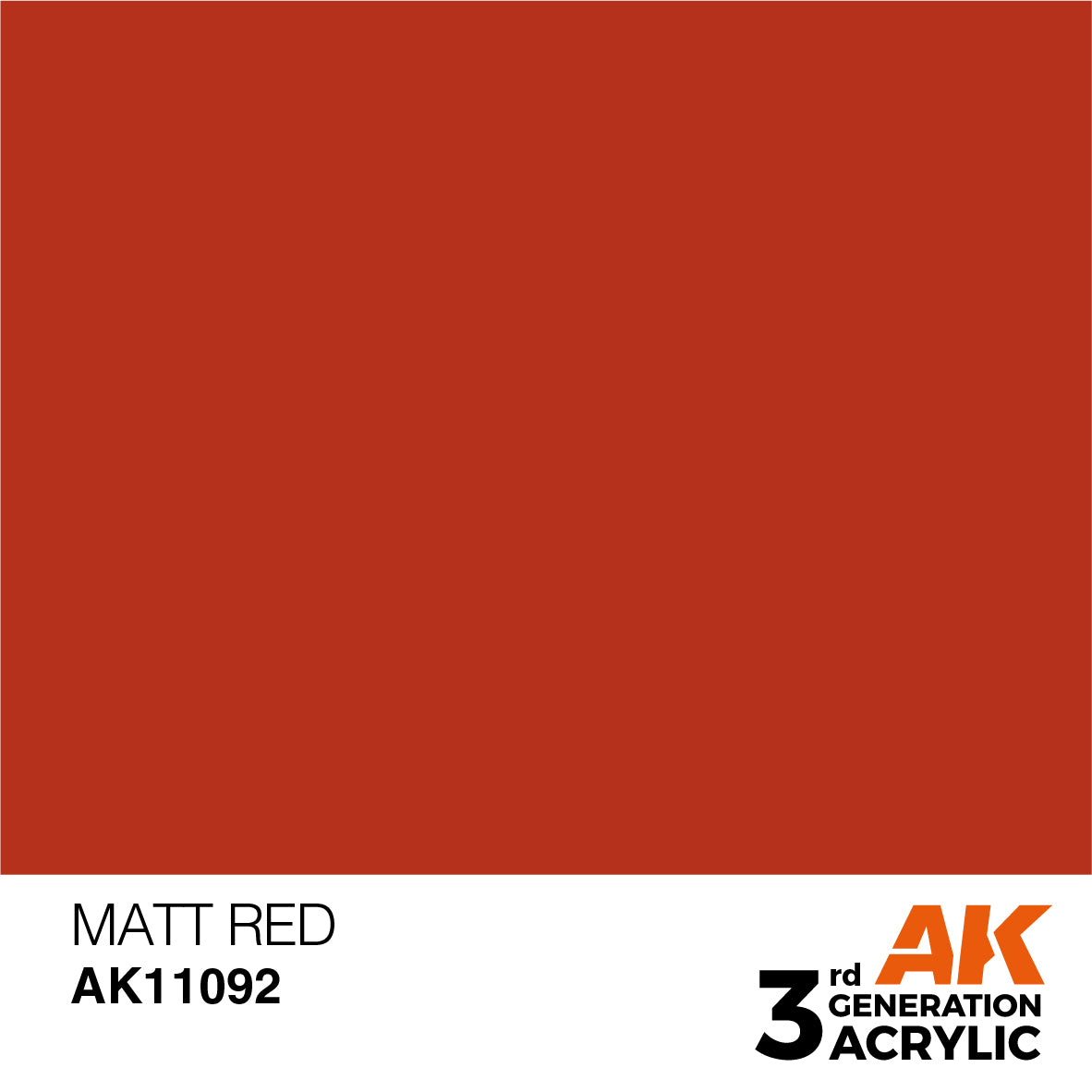 AK Interactive 3GEN Matt Red 17ml