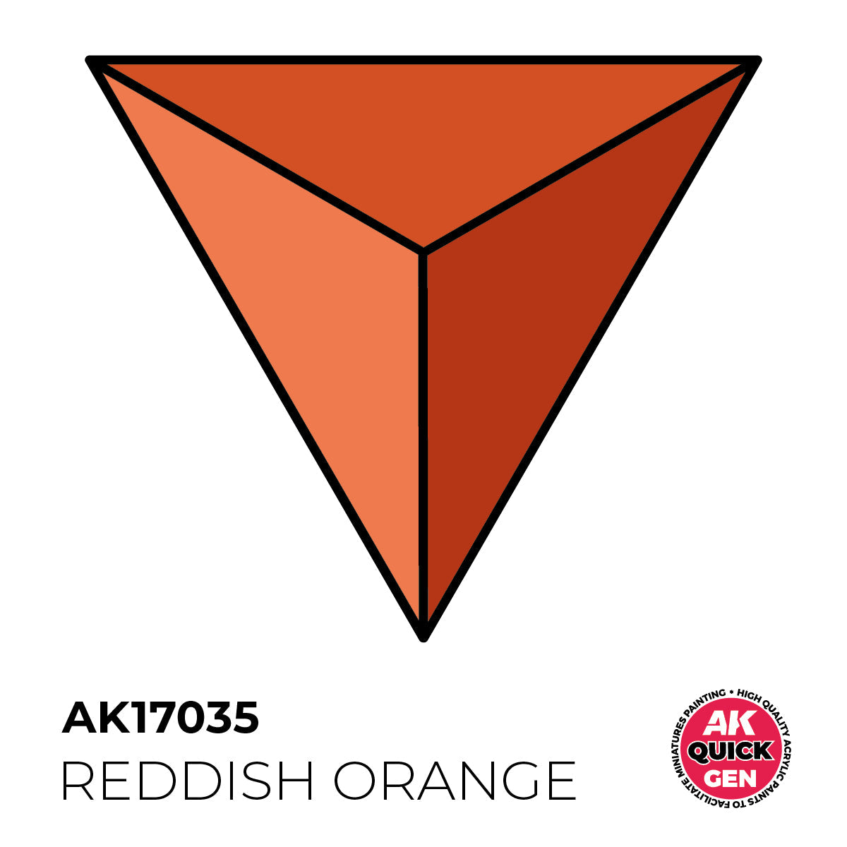 AK Interactive QUICK GEN Reddish Orange