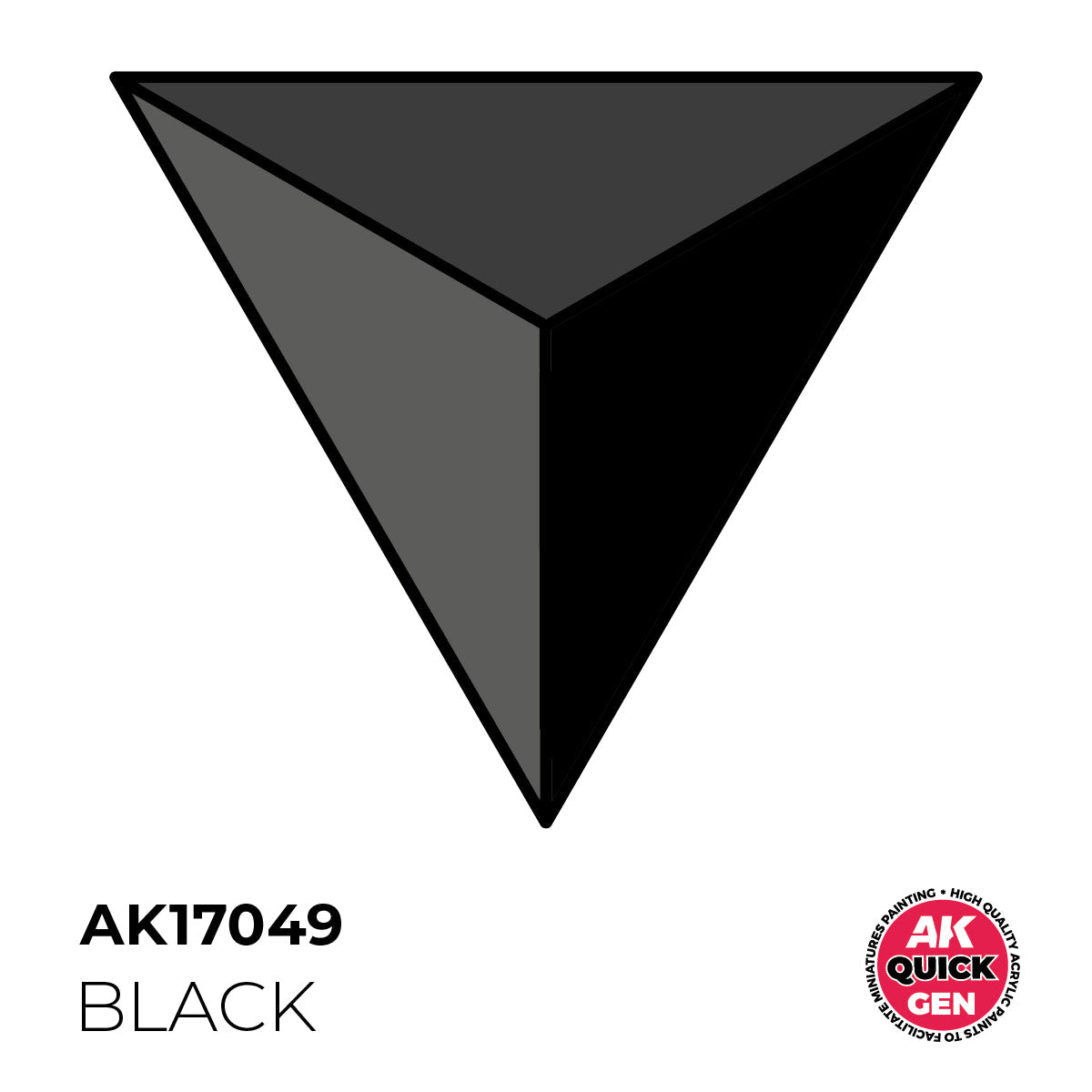AK Interactive QUICK GEN Black 18 Ml