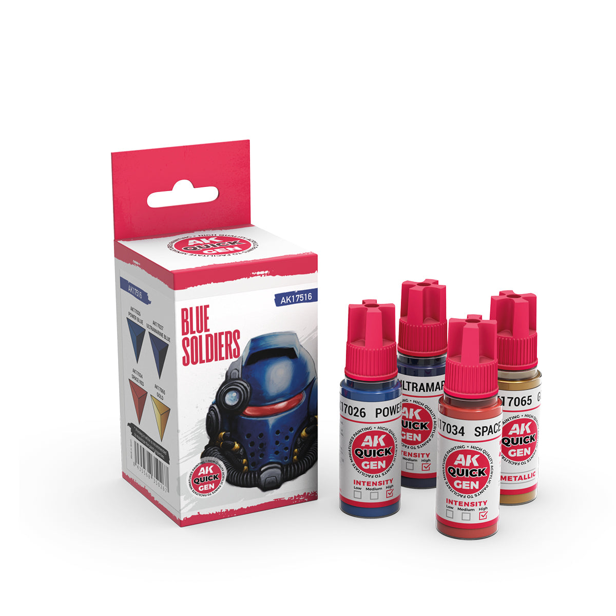AK Interactive QUICK GEN Blue Soldiers Set