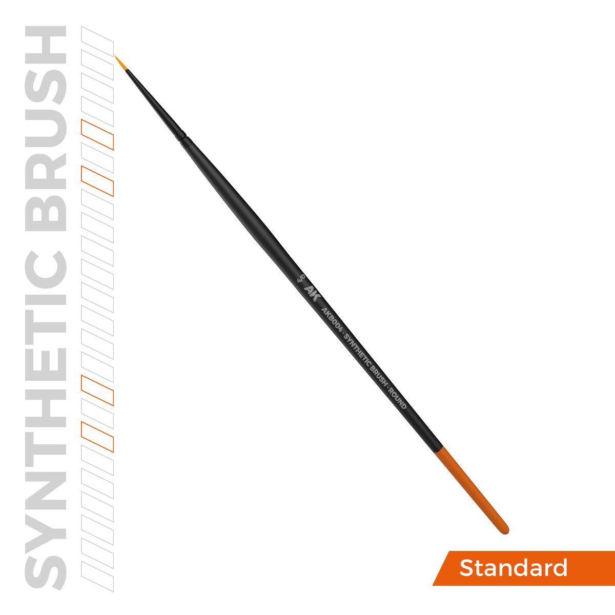 AK Interactive AK SYNTHETIC BRUSH - ROUND 4/0