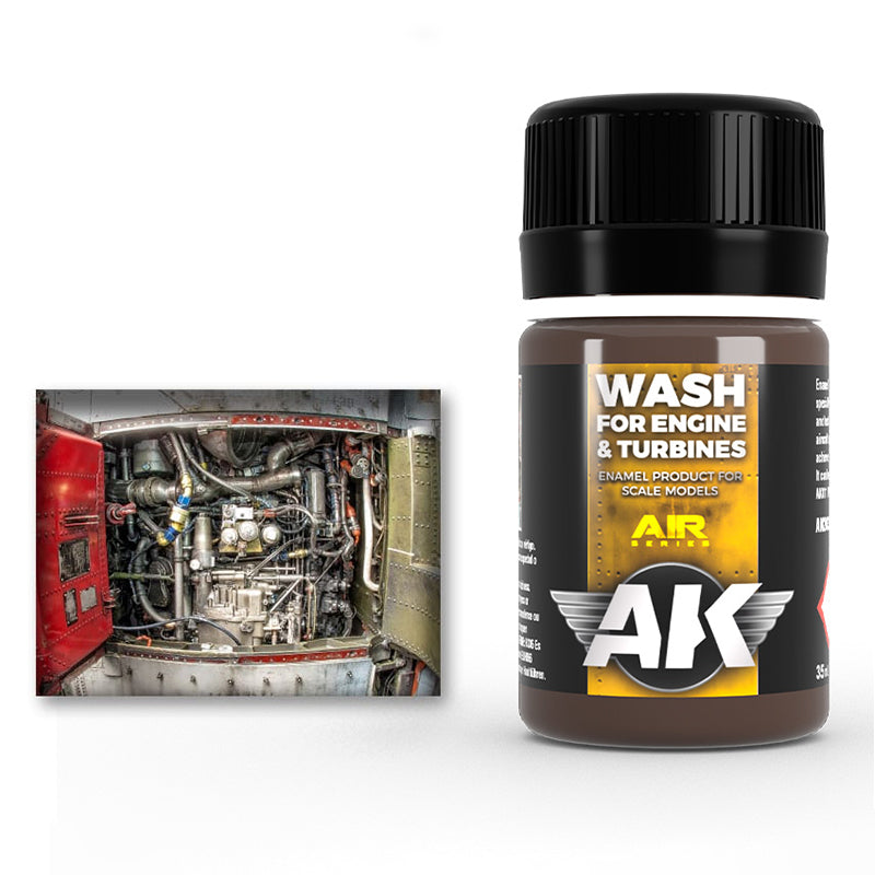 AK Interactive Enamel Effects Aircraft Engine Wash