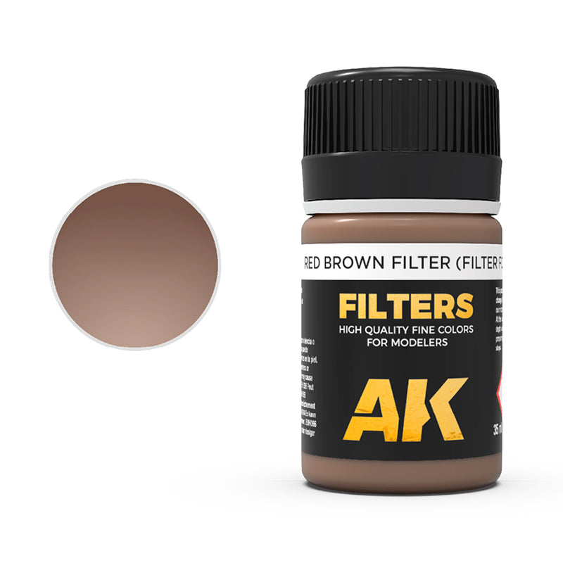AK Interactive Enamel Effects  Red Brown Filter (Filter FOR WOOD)