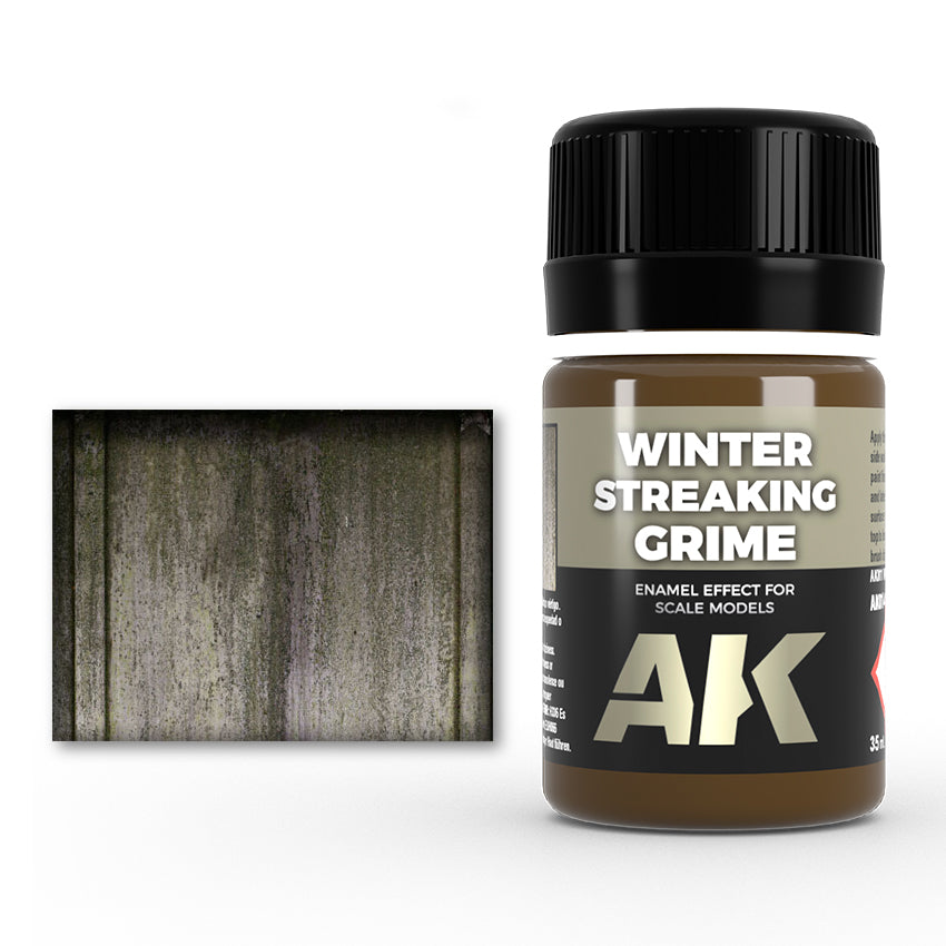 AK Interactive Enamel Effects Winter Streaking Grime