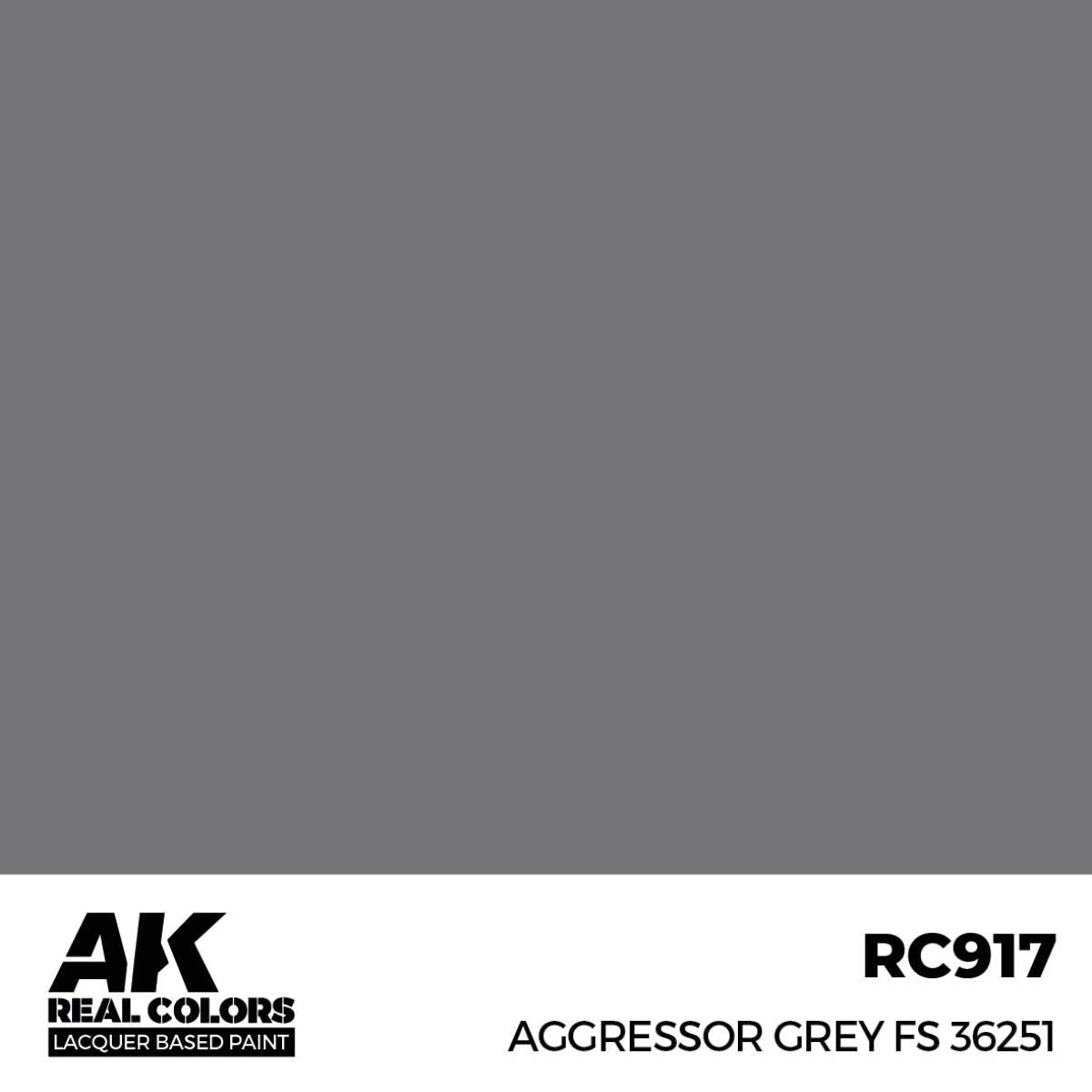 AK Interactive REAL COLORS Aggressor Grey Fs 36251 17 ml.