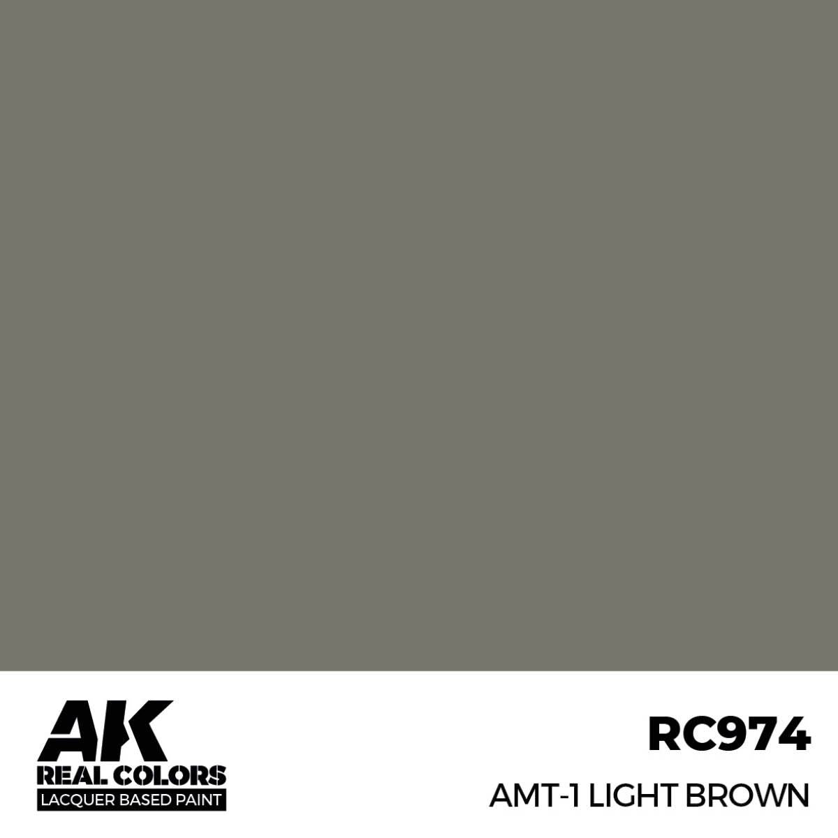 AK Interactive REAL COLORS Amt-1 Light Brown 17 ml.