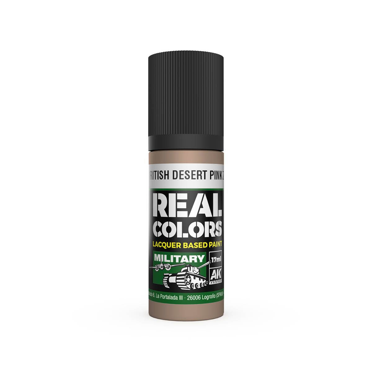 AK Interactive REAL COLORS Bristish Desert Pink Zi 17 ml.