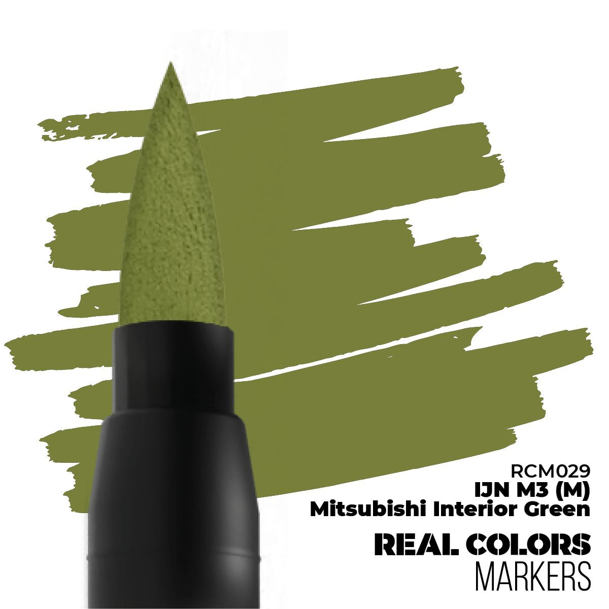 AK Interactive REAL COLORS MARKERS Ijn M3 (M) Mitsubishi Interior Green