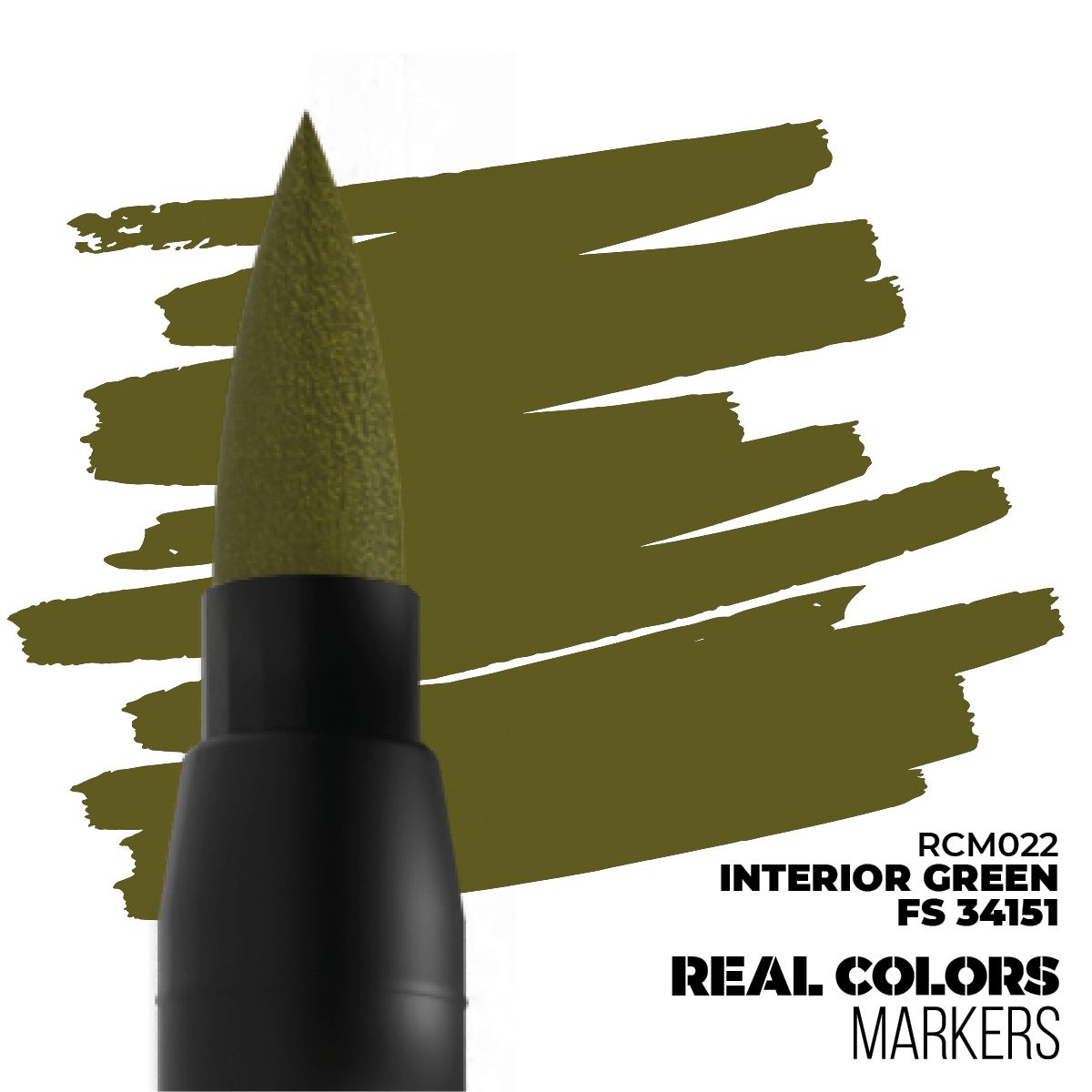 AK Interactive REAL COLORS MARKERS Interior Green Fs 34151