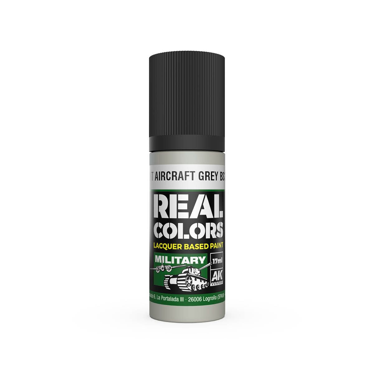 AK Interactive REAL COLORS Raf Light Aircraft Grey Bs381C/627 17 ml.