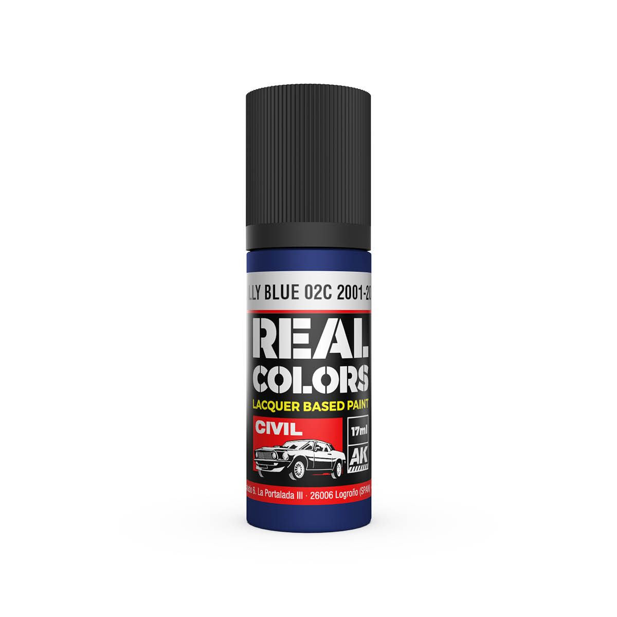 AK Interactive REAL COLORS Rally Blue 02C 2001-2006 17ml.
