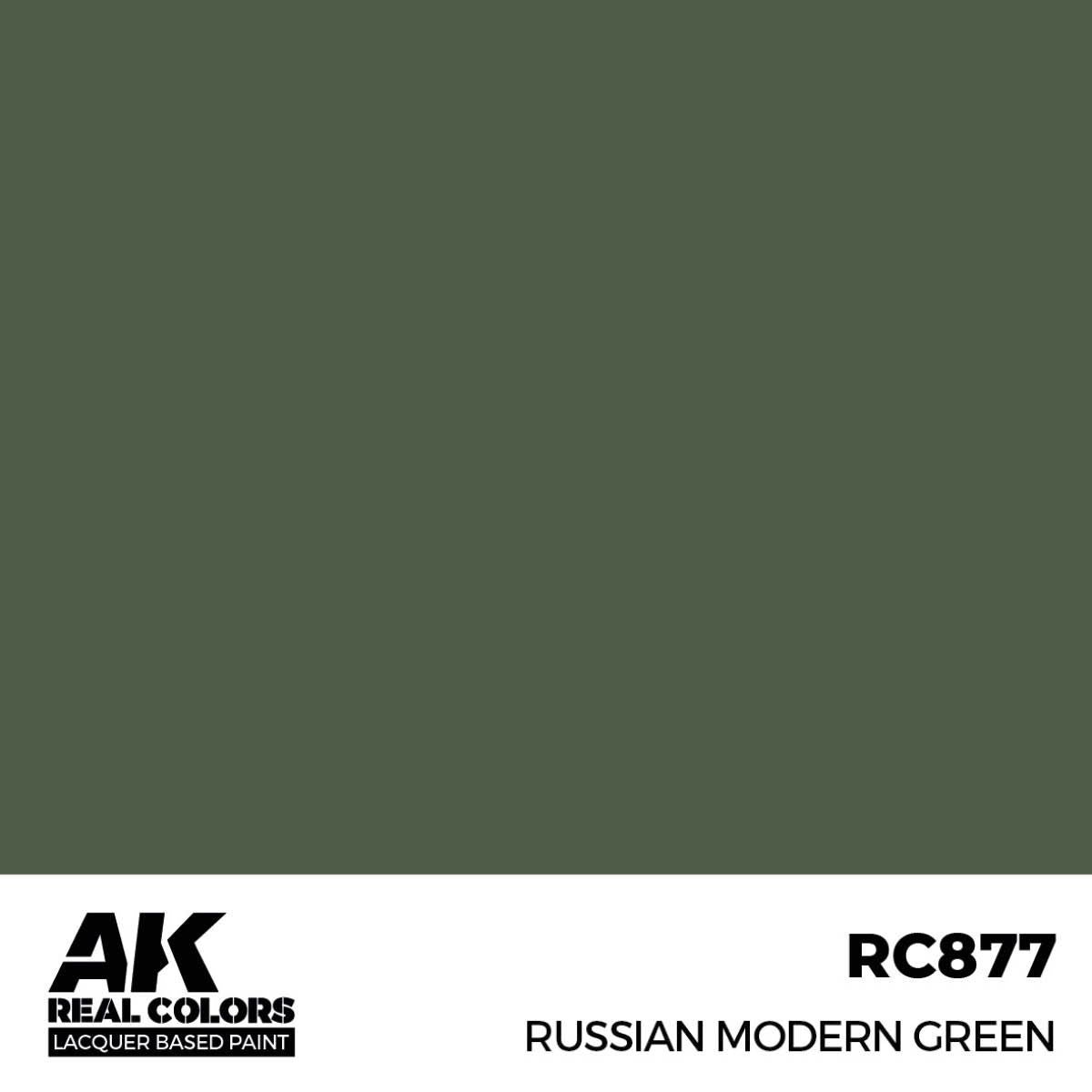 AK Interactive REAL COLORS Russian Modern Green 17 ml.