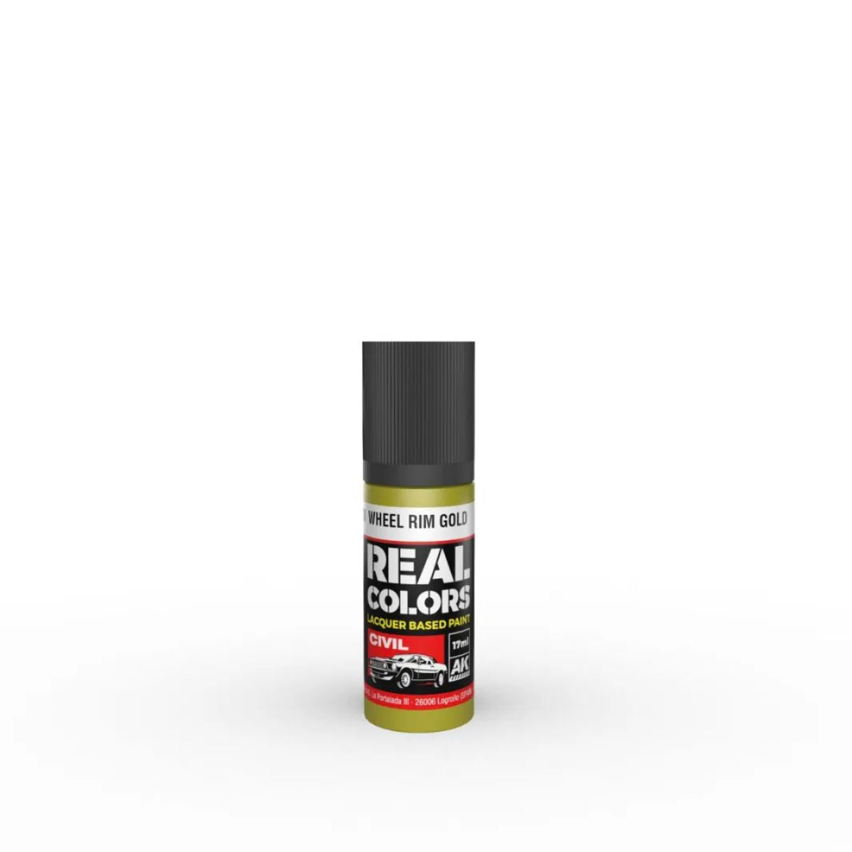 AK Interactive REAL COLORS Wheel Rim Gold 17 ml,