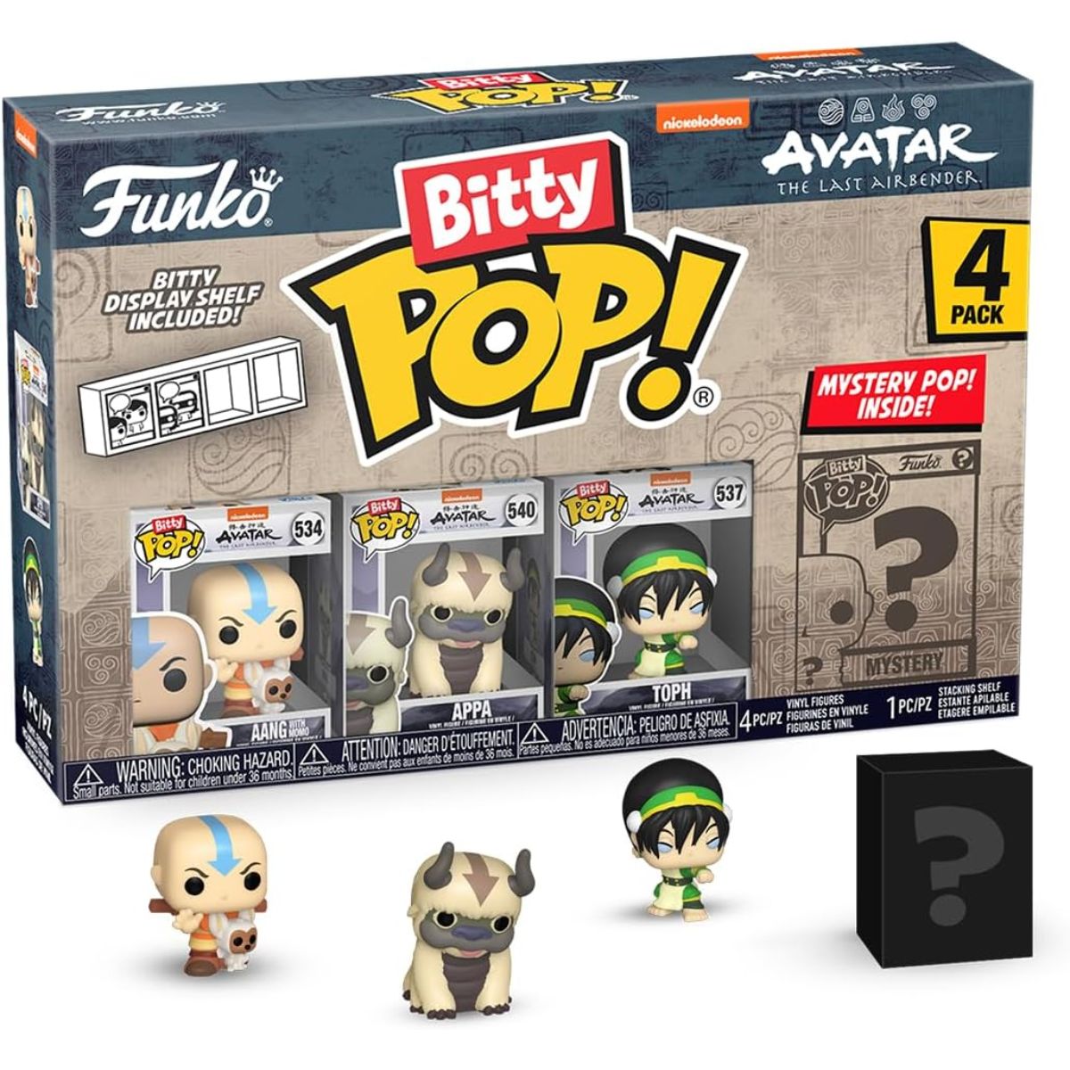Bitty POP! 4 Pack Avatar The Last Airbender Series 1