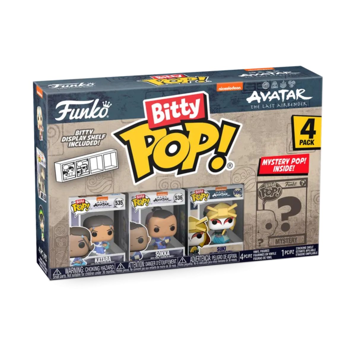 Bitty POP! 4 Pack Avatar The Last Airbender Series 4