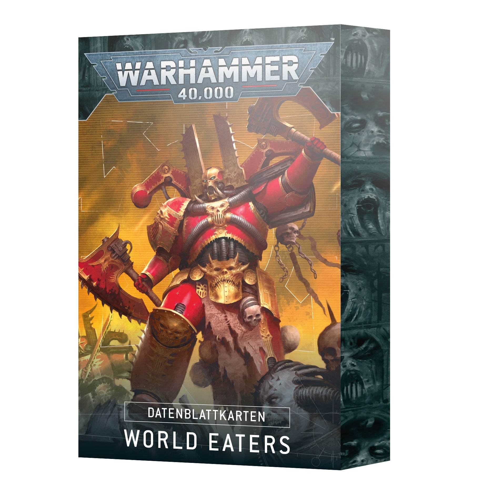 Warhammer 40.000 World Eaters Datenblattkarten Deutsch