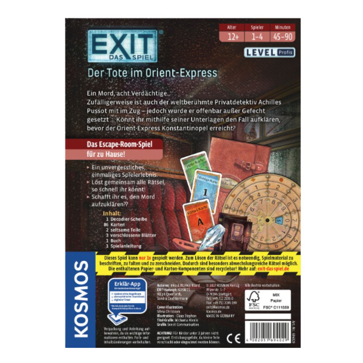 EXIT Das Spiel - Der Tote im Orient-Express