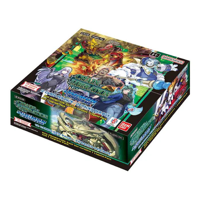 Digimon Card Game Chain of Liberations EX08 Booster Display (24 Packs) Englisch