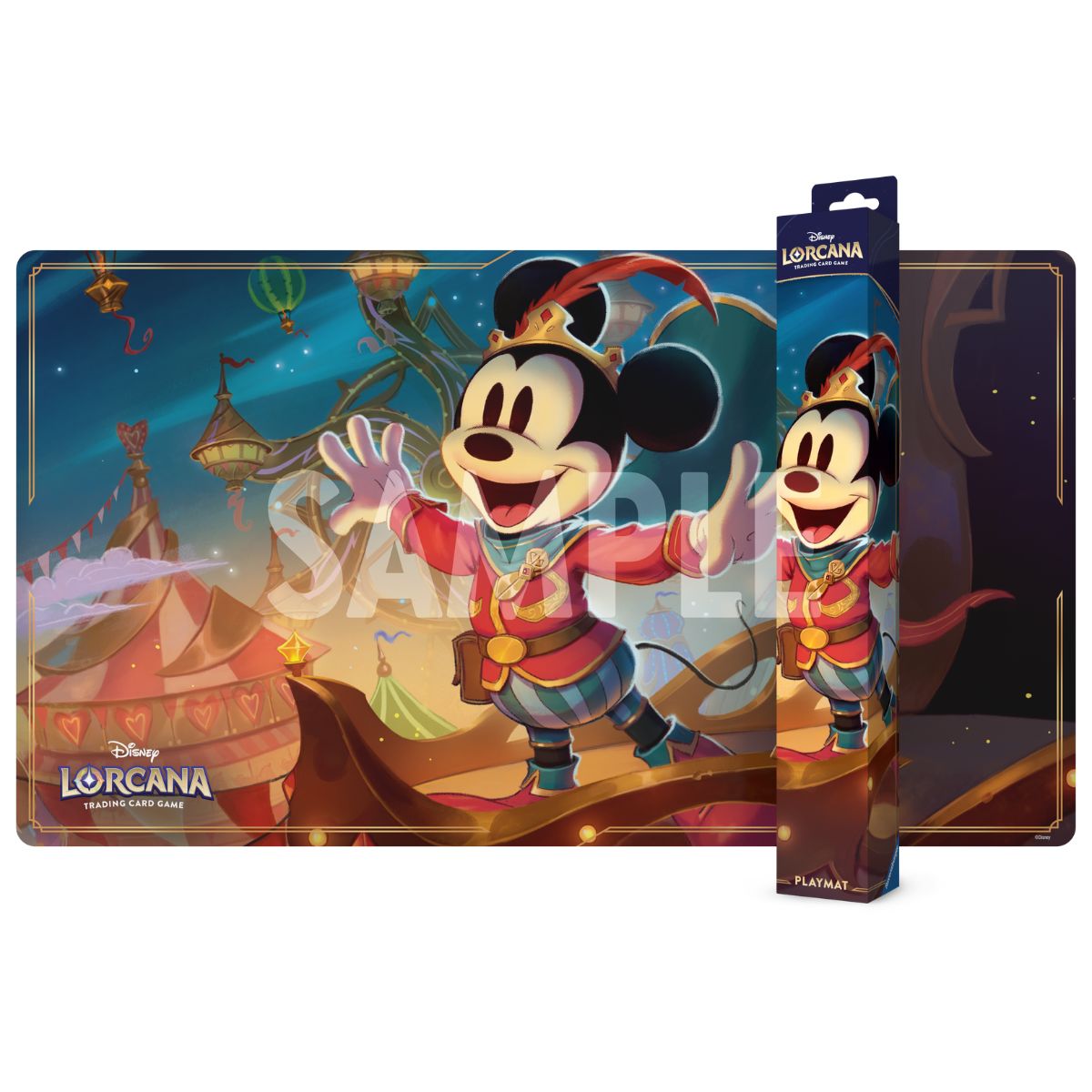 Disney Lorcana Geflüster aus der Tiefe Spielmatte Micky Maus