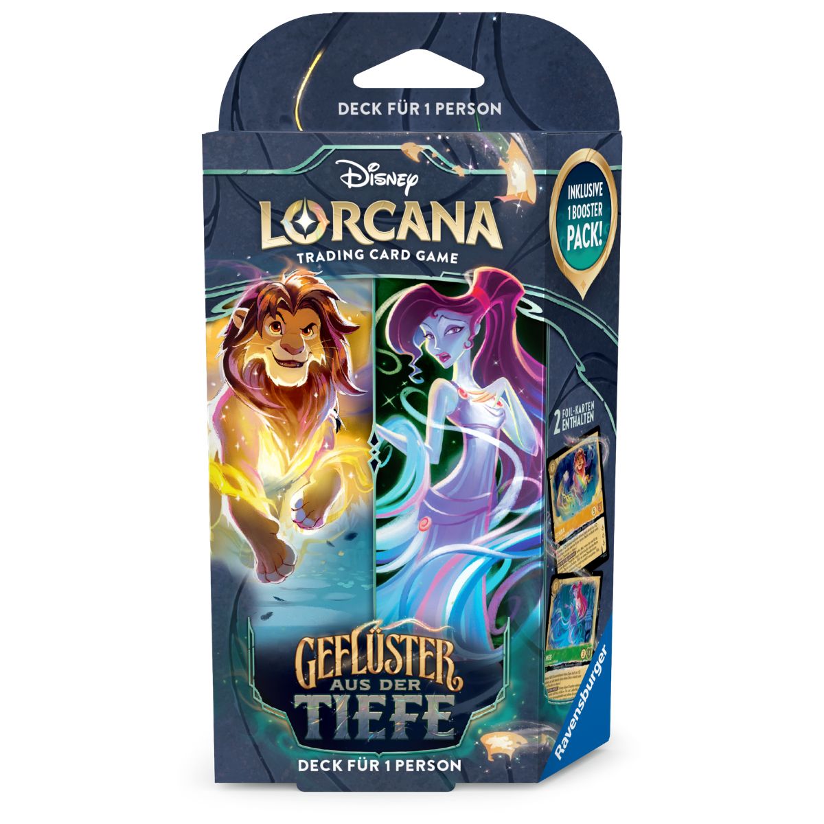 Disney Lorcana Geflüster aus der Tiefe Starter Deck Simba & Meg